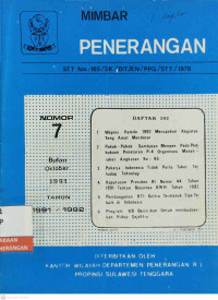Image of Mimbar Penerangan No. 7 bulan Oktober 1991