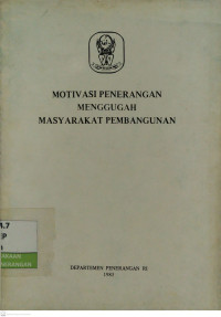 Image of Motivasi Penerangan Mengguggah Masyarakat Pembangunan