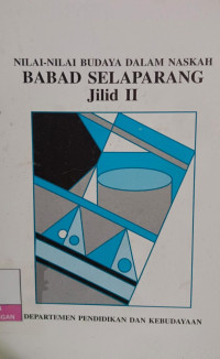 Image of Nilai-Nilai Budaya Dalam Naskah Babad Selaparang Jilid II