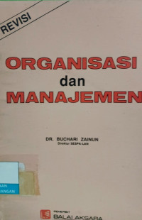 Image of Organisasi dan Manajemen