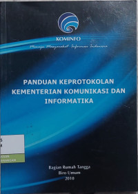 Image of Panduan Keprotokolan Kementerian Komunikasi dan Informatika