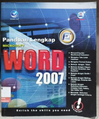 Image of Panduan Lengkap Microsoft Word 2007
