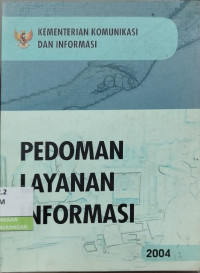 Image of Pedoman Layanan Informasi