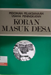 Image of Pedoman Pelaksanaan Usaha Peningkatan Koran Masuk Desa