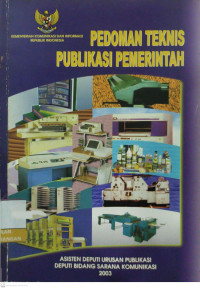 Image of Pedoman Teknis Publikasi Pemerintah