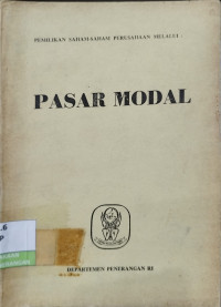 Image of Pemilikan Saham-Saham Perusahaan Melalui Pasar Modal