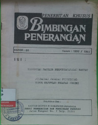 Image of Penerbitan Khusus : Bimbingan Penerangan No. 08 Tahun 1992/1993