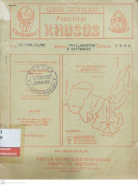 Image of Penerbitan Khusus Edisi Triwulan No. II-TRW.II/92