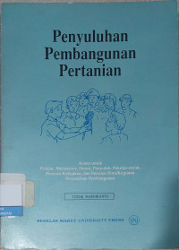 Image of Penyuluhan Pembangunan Pertanian