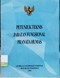 Image of Petunjuk Teknis Jabatan Fungsional Pranata Humas