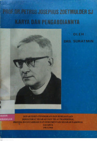 Image of Prof. Dr. Petrus Josephus Zoetmulder SJ : Karya dan Pengabdiannya