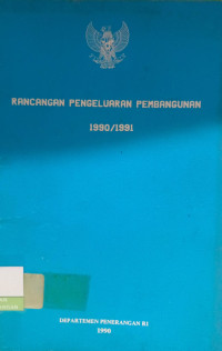 Image of Rancangan Pengeluaran Pembangunan 1990/1991