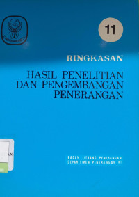 Image of Ringkasan Hasil Penelitian dan Pengembangan Penerangan No. 11