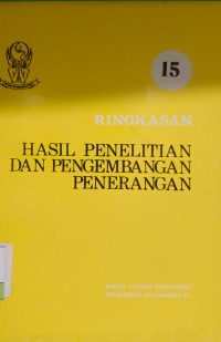 Image of Ringkasan Hasil Penelitian dan Pengembangan Penerangan No. 15