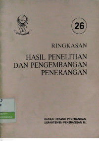 Image of Ringkasan Hasil Penelitian dan Pengembangan Penerangan No. 26