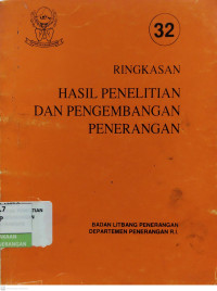 Image of Ringkasan Hasil Penelitian dan Pengembangan Penerangan No. 32