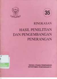 Image of Ringkasan Hasil Penelitian dan Pengembangan Penerangan No. 35