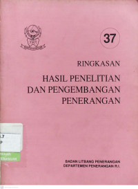 Image of Ringkasan Hasil Penelitian dan Pengembangan Penerangan No. 37