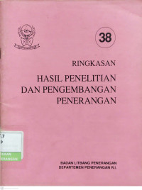 Image of Ringkasan Hasil Penelitian dan Pengembangan Penerangan No. 38