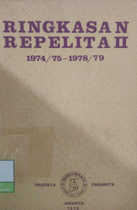 Image of Ringkasan Repelita II