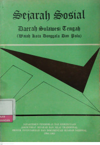 Image of Sejarah Sosial Daerah Sulawesi Tengah