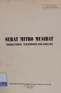 Image of Serat Mitro Musibat : Transliterasi, Terjemahan dan Analisis