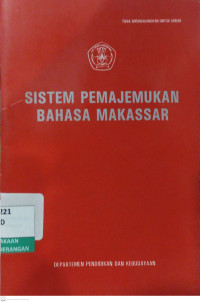 Image of Sistem Pemajemukan Bahasa Makassar