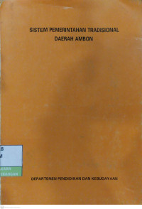 Image of Sistem Pemerintahan Tradisional Daerah Ambon